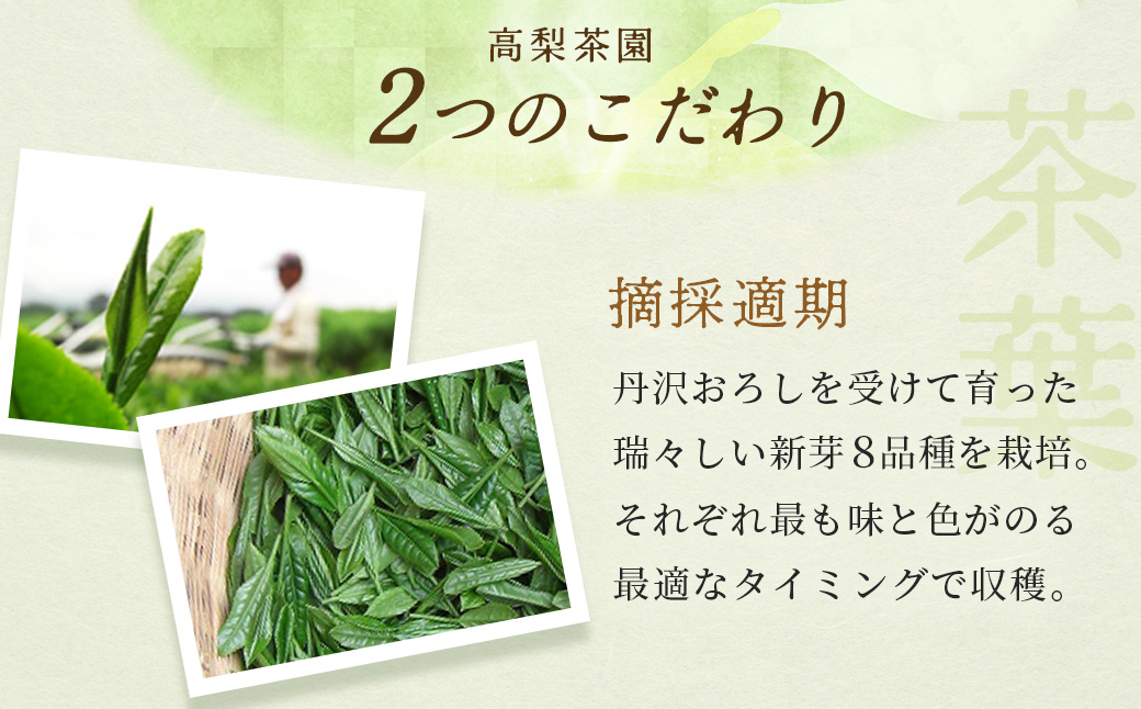 013-02丹沢遠山茶　高級煎茶/最上煎茶（80g×2袋）