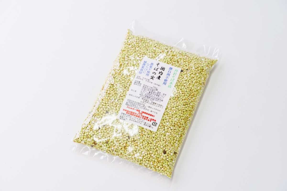 むきたてそばの実500g　/そばの実 蕎麦の実 ソバの実 蕎麦 そば ソバ 生そばの実 国産 食物繊維 おいしい 新鮮