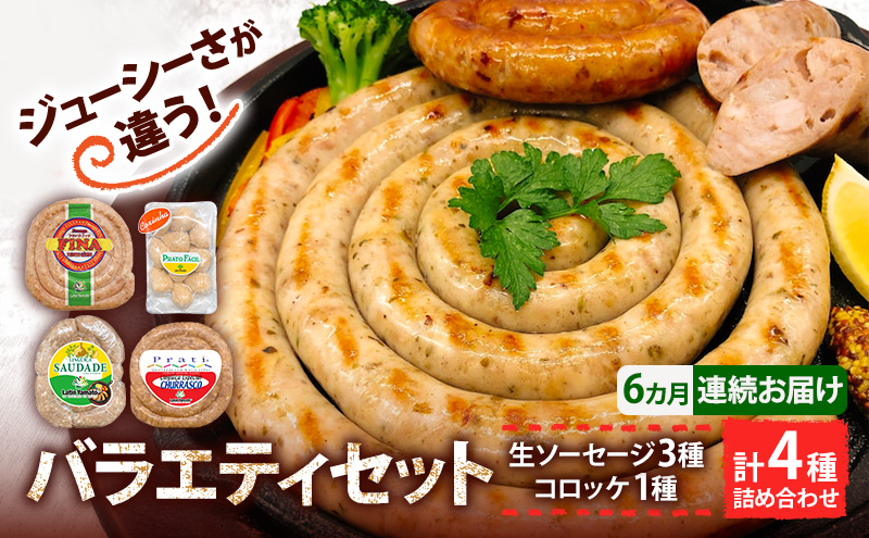 ブラジル食材セット 6ヶ月連続お届け定期便 肉料理 つまみ ビールのおつまみ バーベキュー BBQ 食べ比べ 朝食 おかず ソーセージ