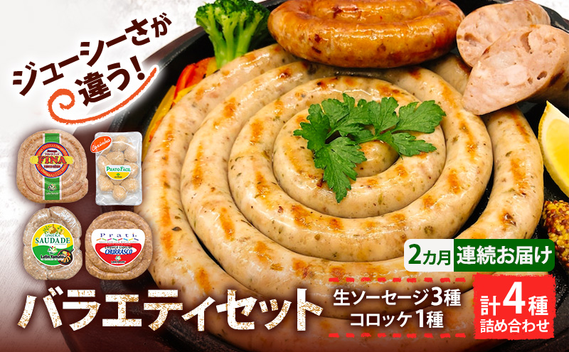 ブラジル食材セット 2ヶ月連続お届け定期便 肉料理 つまみ ビールのおつまみ バーベキュー BBQ 食べ比べ 朝食 おかず ソーセージ