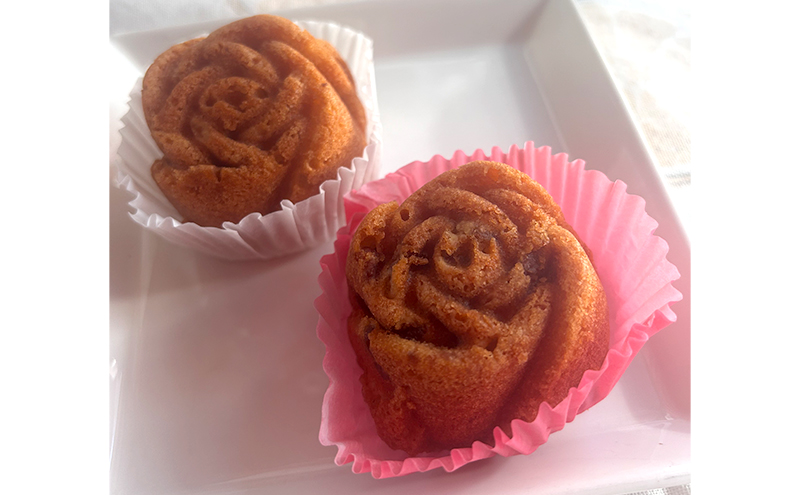 ローズケイク 6個入り イチゴ味 バラ味 お菓子 焼菓子 チョコレート ケーキ 