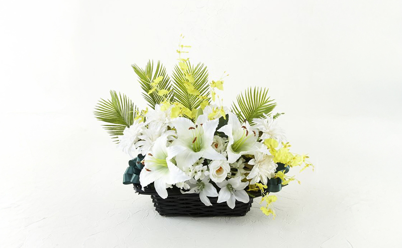 世界に一つだけのオーダーメイドフラワー あーとみゆき 枯れないお花 (造花・アーティフィシャルフラワー) の仏花・供花・墓花・をオーダーするチケット27,500円分  花材 資材 送料込み