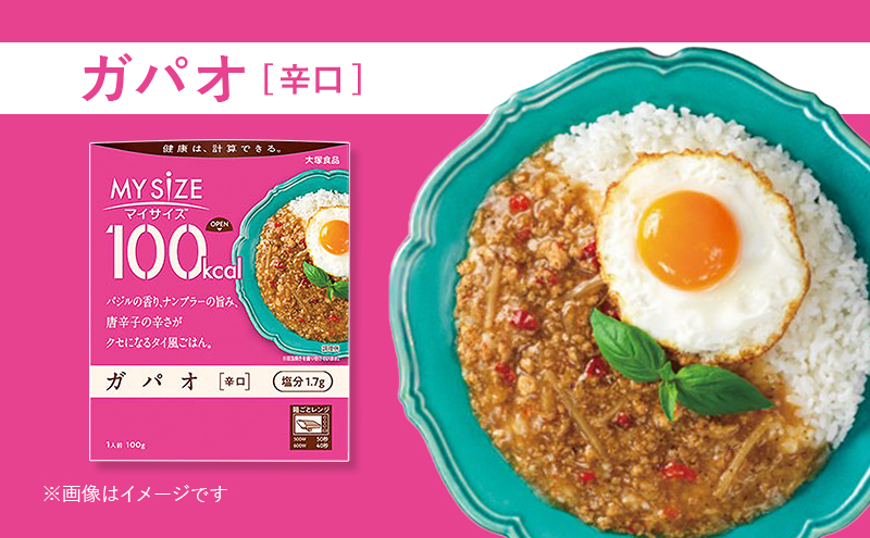 大塚食品 マイサイズ  100kcal チーズリゾットの素×ガパオ（辛口） レトルト 計20食 セットレトルト リゾット ガパオ インスタント 神奈川県 綾瀬市