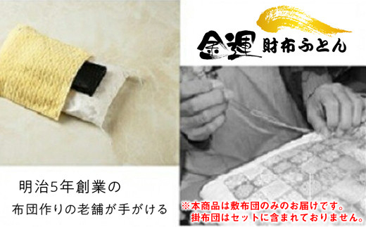 金運 財布ふとん(敷布団のみのお届け)【 神奈川県 大磯町 お財布専用ふとん 縁起物  風水アクセサリー 財布 誕生日お祝い ファッション小物 父の日 幸運アイテム 母の日 ファッション ふとん 贈答品 生活雑貨 開運 幸運 】