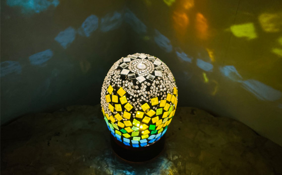 人感センサーモザイクランプ No.062