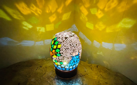 人感センサーモザイクランプ No.062