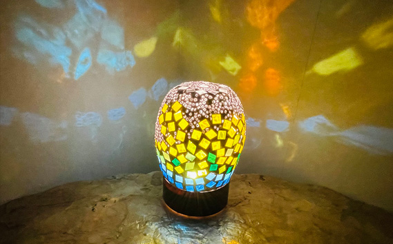 人感センサーモザイクランプ No.062