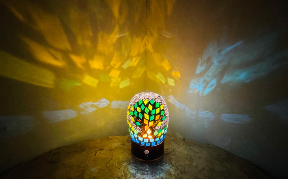 人感センサーモザイクランプ No.062