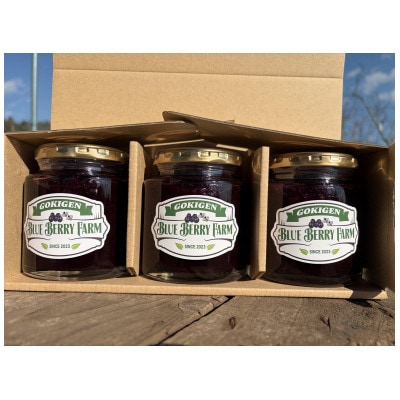 ごきげんブルーベリージャム3個セット【1707396】