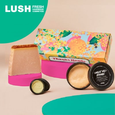 LUSH ラッシュ サンクスハンズ ハンドケア ギフト セット ハンドメイド【配送不可地域：離島】【1550093】