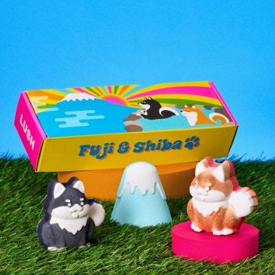 LUSH (ラッシュ) 富士山&柴犬 ギフト バスボム3種セット【1694434】
