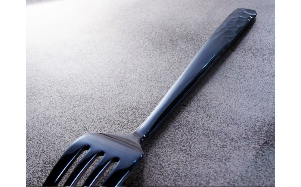 YUEN(PVD BLUE)10pcsペアディナーセット