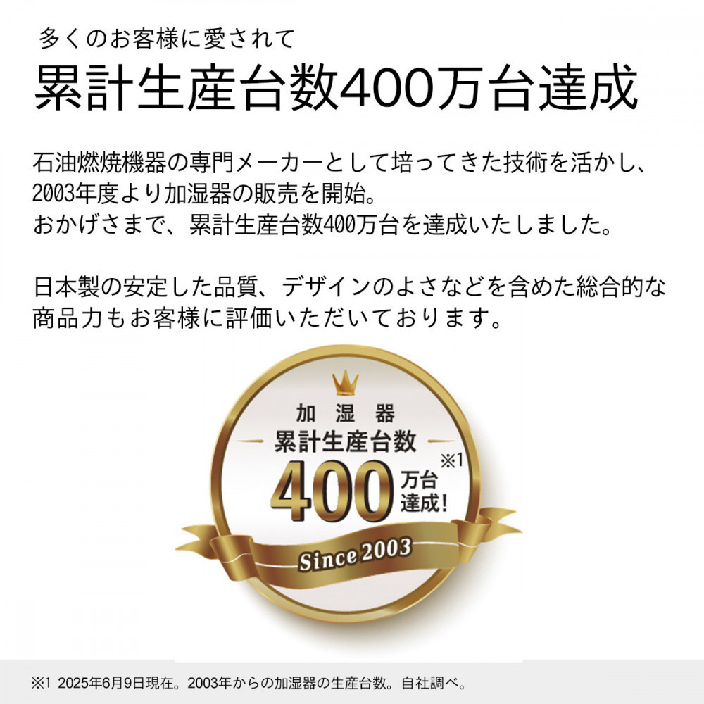 ハイブリッド式加湿器 HD-C300H(W) ホワイト 0H57820