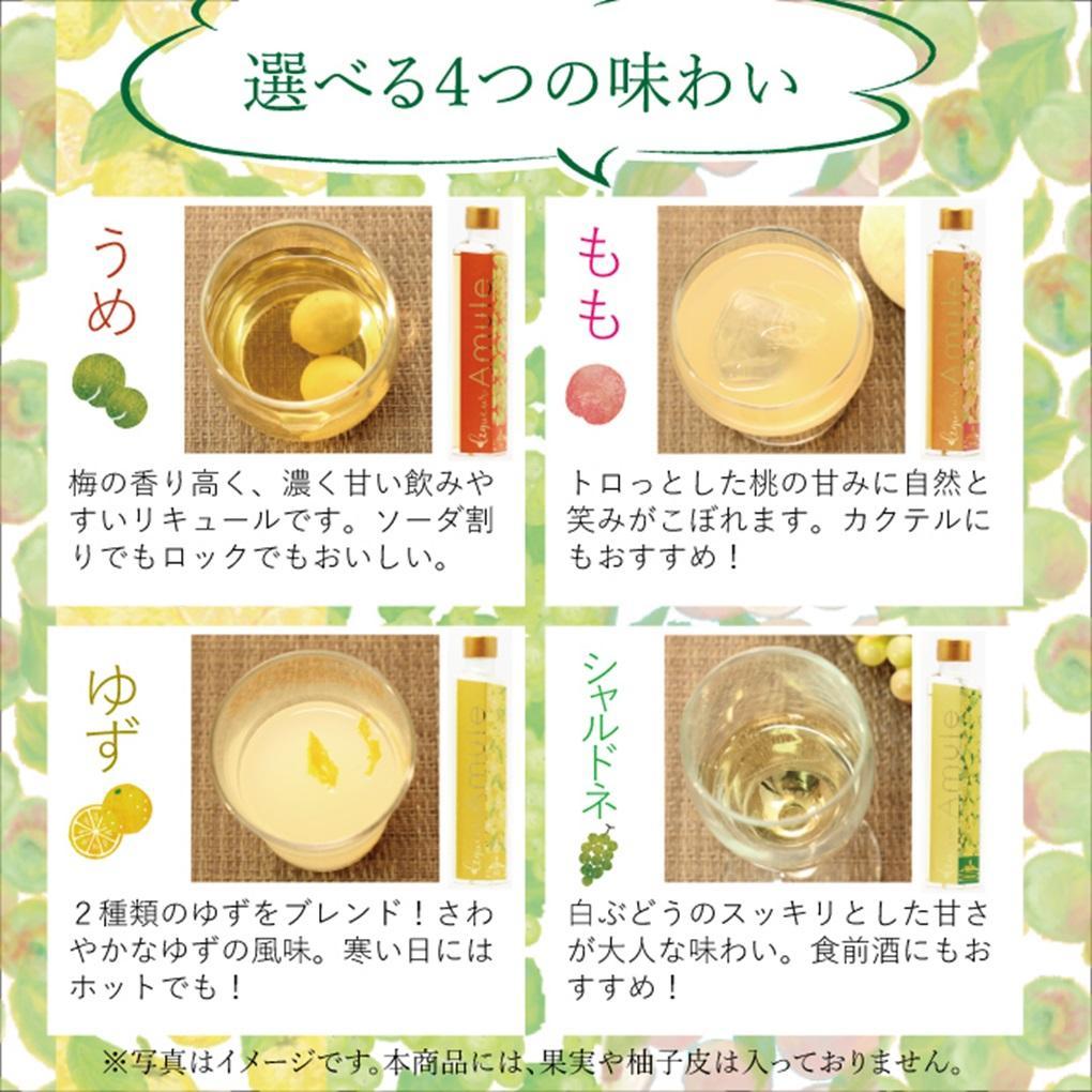日本酒ベースの4種のリキュール  Amule アミュレ 【4種（各200ml)×5セット  計20本】
