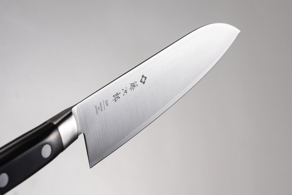 藤次郎 DPコバルト合金鋼割込(口金付)  三徳包丁 170mm