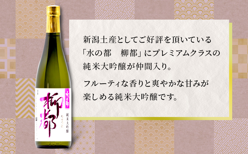 高野酒造 水の都 柳都 純米大吟醸 720ml お酒 日本酒 純米大吟醸酒 