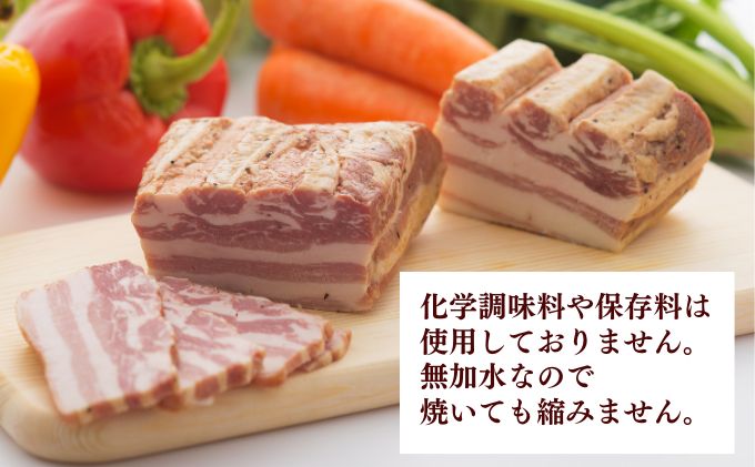 バラとショルダー 2種のベーコン 6ブロック 1.8kg ベーコン ブロック 詰め合わせ セット 食べ比べ 和豚もちぶた もち豚 お肉 肉 豚肉 豚 おかず 惣菜 朝ごはん お弁当 バーベキュー BBQ 小分け バラ ショルダー 冷凍 新潟県 新潟