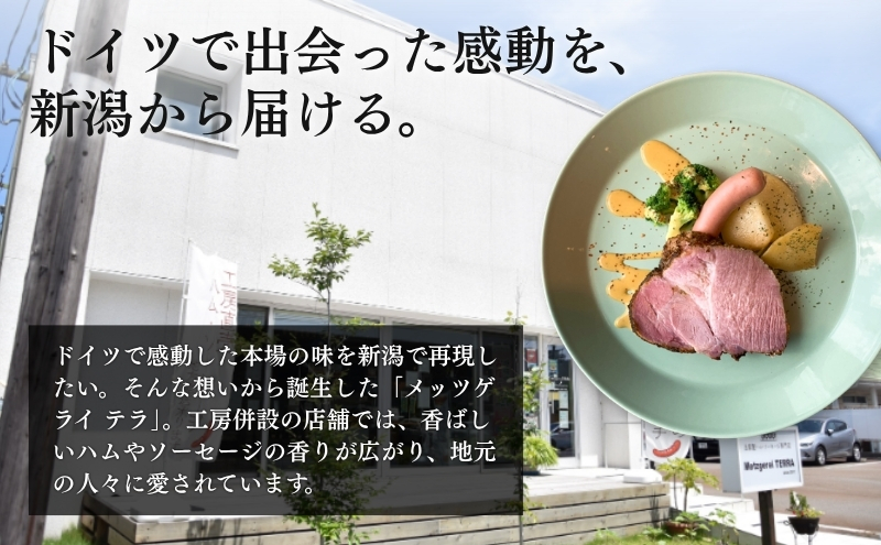 新潟ローストポークセット お肉 豚肉 ハム ソーセージ 厚切りステーキ 詰め合わせ 惣菜 サラダ おつまみ 