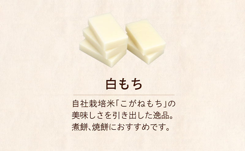 そら野もち 3kg 白もちセット もち 餅 おもち 白もち 白餅 切り餅 セット こがねもち 杵つき餅 プレゼント ギフト 贈答 新潟