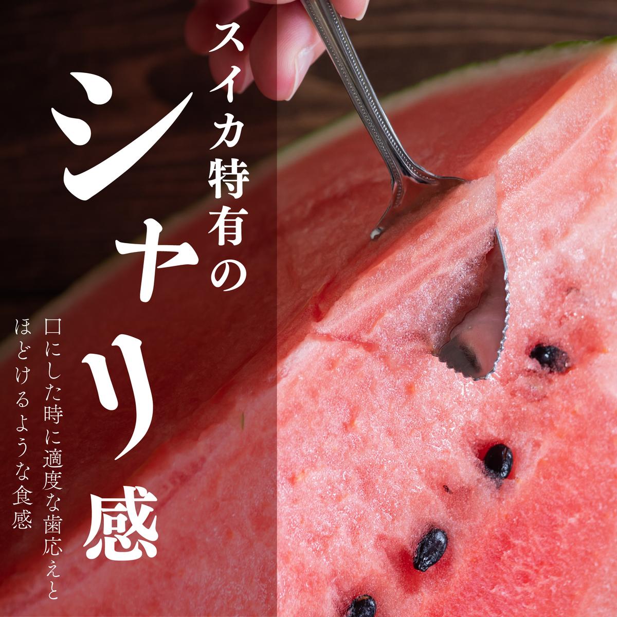 スイカ 大玉すいか （ 祭ばやし ） 秀L 2玉入り 約6～6.9kg×2玉 計12Kg以上 大玉 すいか フルーツ 果物 2玉 新潟 夏フルーツ 