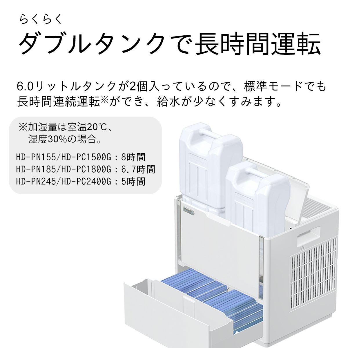 ハイブリッド式加湿器　HD-PN245 新潟市 家電 ダイニチ工業