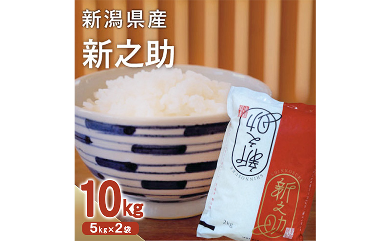 新之助10kg（5kg×2袋）お米 白米 精米 米 コメ しんのすけ ご飯 ごはん 新潟県産