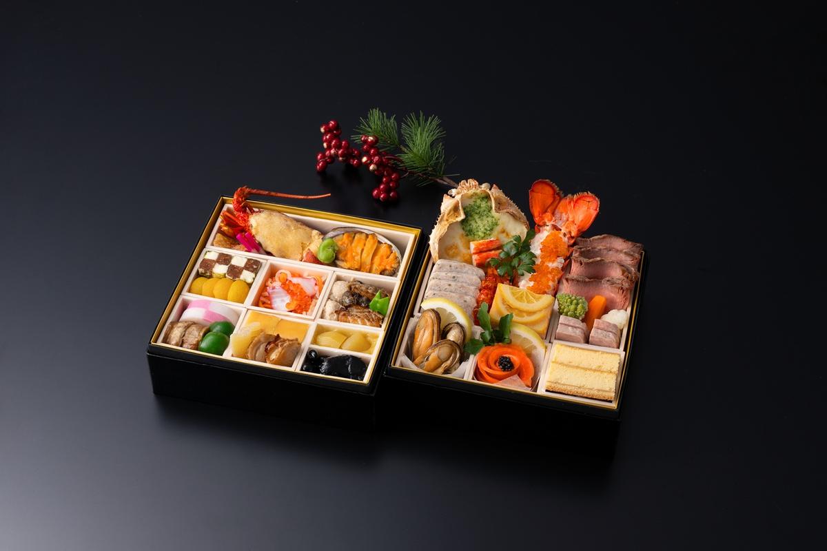 「新潟の至宝が織りなす、匠の技と旬の恵み ～迎賓館TOKIWAの和洋二段重おせち～」