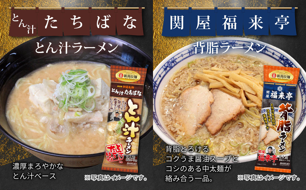 新潟 拉麺 セレクション 4種 セット 計16食 ラーメン 食べ比べ 乾麺 たちばな 福来亭 来味 奥右衛門 ご当地 グルメ 名店 お取り寄せ 詰合せ 丸榮製粉 新潟県 新潟市