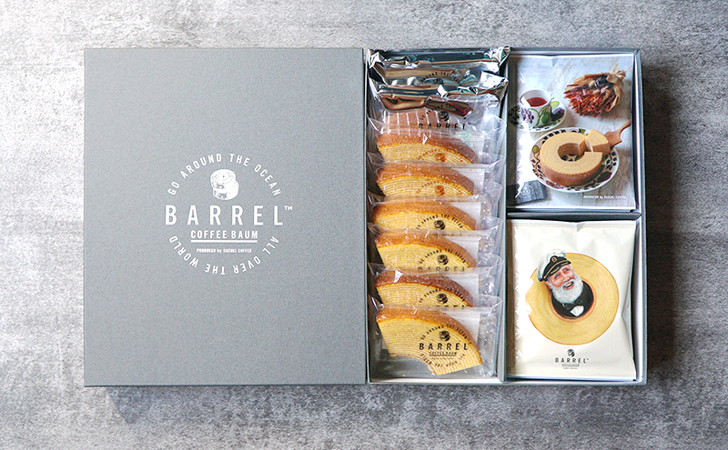 カットバウムクーヘンアソート 3種8個＆ドリップバッグコーヒー1種10袋 ギフトセット お菓子 スイーツ 飲料 珈琲 ドリップコーヒー 