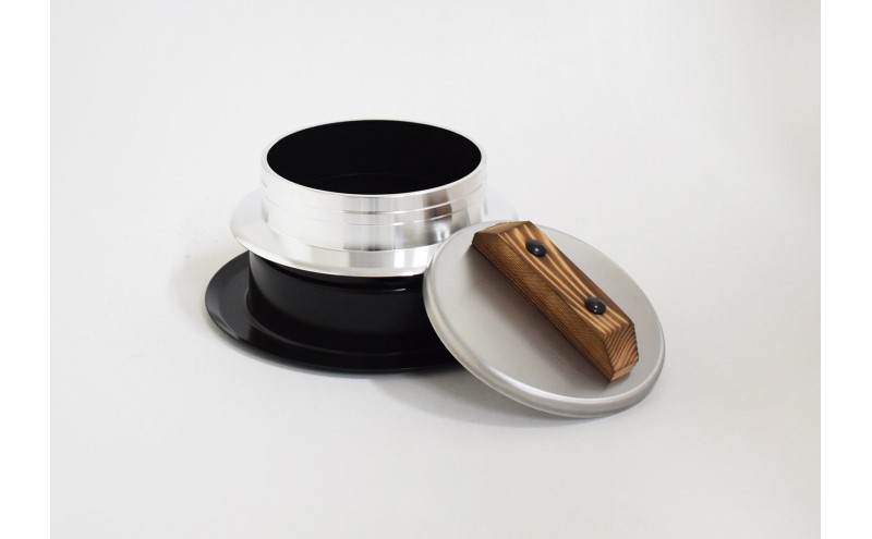 釜炊き三昧 極 2合炊きガス火専用 本格 釜 セット 釜炊き ご飯 お米 白米 米 吹きこぼれ受け かまど 調理器具 キッチン用品 キッチン アウトドア キャンプ 新潟