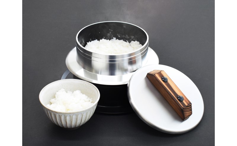 釜炊き三昧 極 2合炊きガス火専用 本格 釜 セット 釜炊き ご飯 お米 白米 米 吹きこぼれ受け かまど 調理器具 キッチン用品 キッチン アウトドア キャンプ 新潟