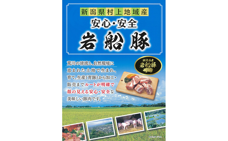 【新潟県産　豚】岩船豚　ロース味噌漬け タレ込800g お取り寄せ グルメ 肉料理 新潟市