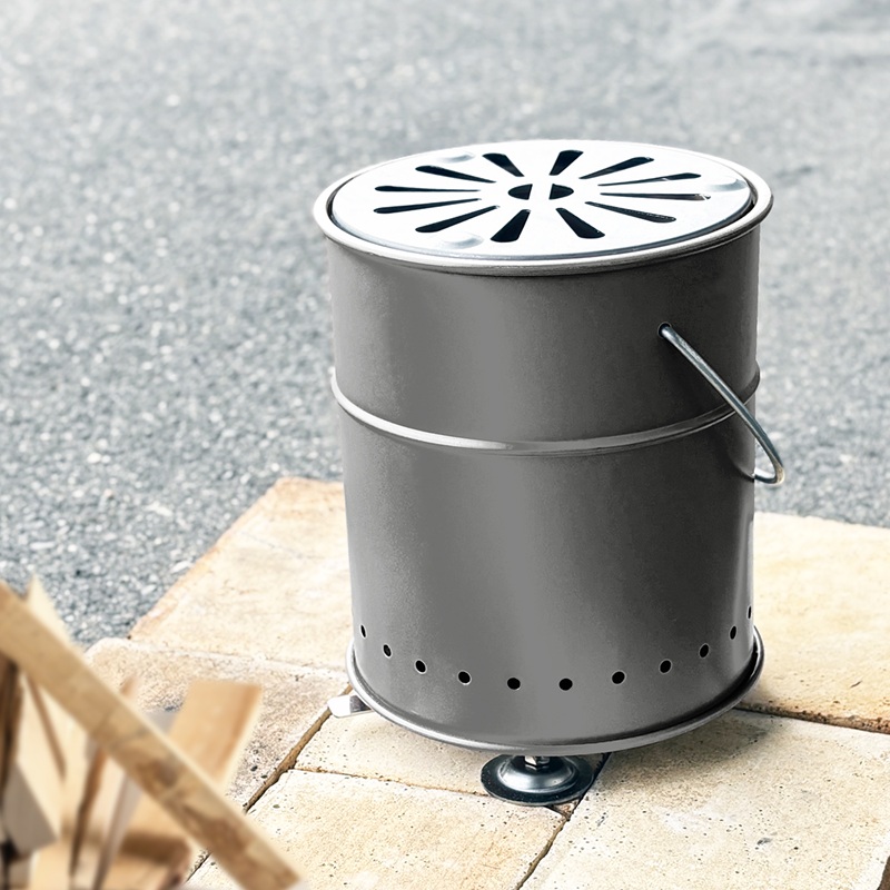 マルチストーブ AC-18GY 【グレー】　ストーブ 暖房 屋外用 アウトドア キャンプ キャンプストーブ コンパクト 小型 持ち運び 防災 防災用品 新潟 ホンマ製作所