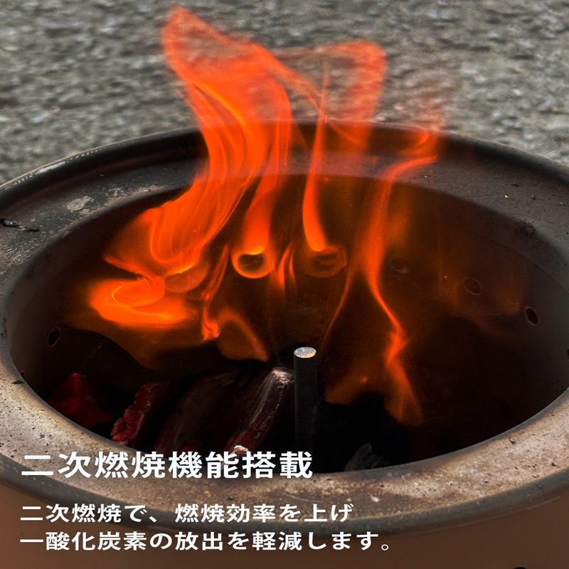 マルチストーブ AC-18GY 【グレー】　ストーブ 暖房 屋外用 アウトドア キャンプ キャンプストーブ コンパクト 小型 持ち運び 防災 防災用品 新潟 ホンマ製作所