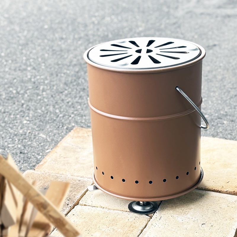 マルチストーブ AC-18BW 【ブラウン】　ストーブ 暖房 屋外用 アウトドア キャンプ キャンプストーブ コンパクト 小型 持ち運び 防災 防災用品 新潟 ホンマ製作所