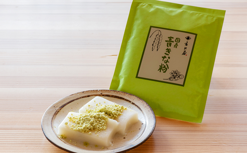 餅 のし餅１枚、草餅１枚と青豆きな粉１袋のセット 新潟県 新潟市