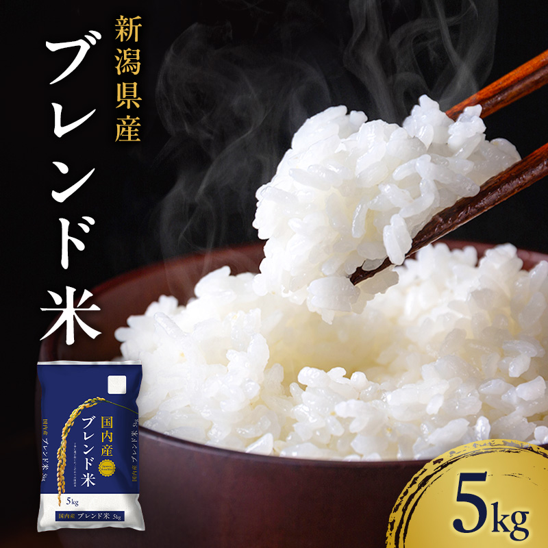 新潟ブレンド米 5kg 新潟県 新潟市産 令和7年産 お米 精米 米 ご飯 送料無料