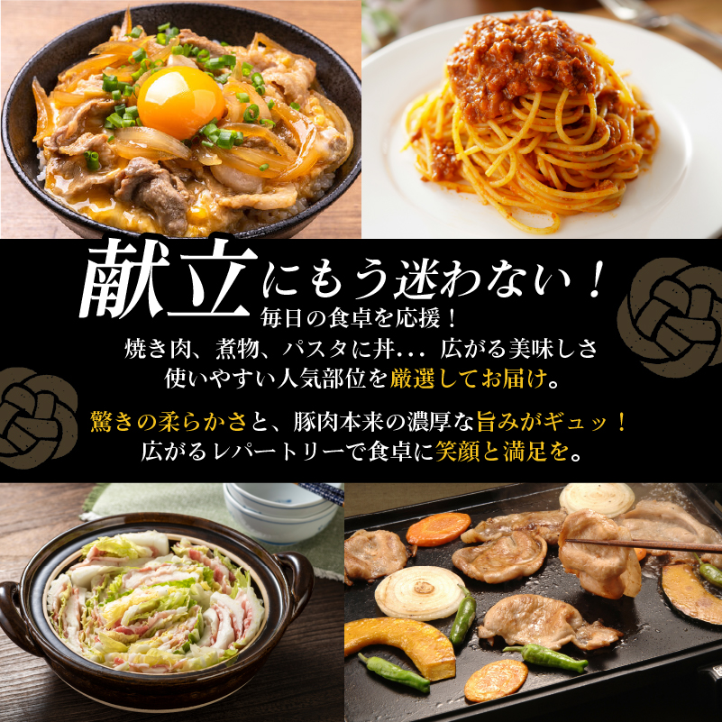 豚肉 和豚 もちぶた バラエティパック 2kg 肩ロース バラ ロース もも ひき肉 小間切れ 食べ比べ ブランド豚 和豚もちぶた ブランド 美味しい豚 豚肉 肉 にく 肉料理 夕食 晩ごはん ポーク おかず 小分け 便利 肉の片山 新潟県 新発田市 katayama007_01
