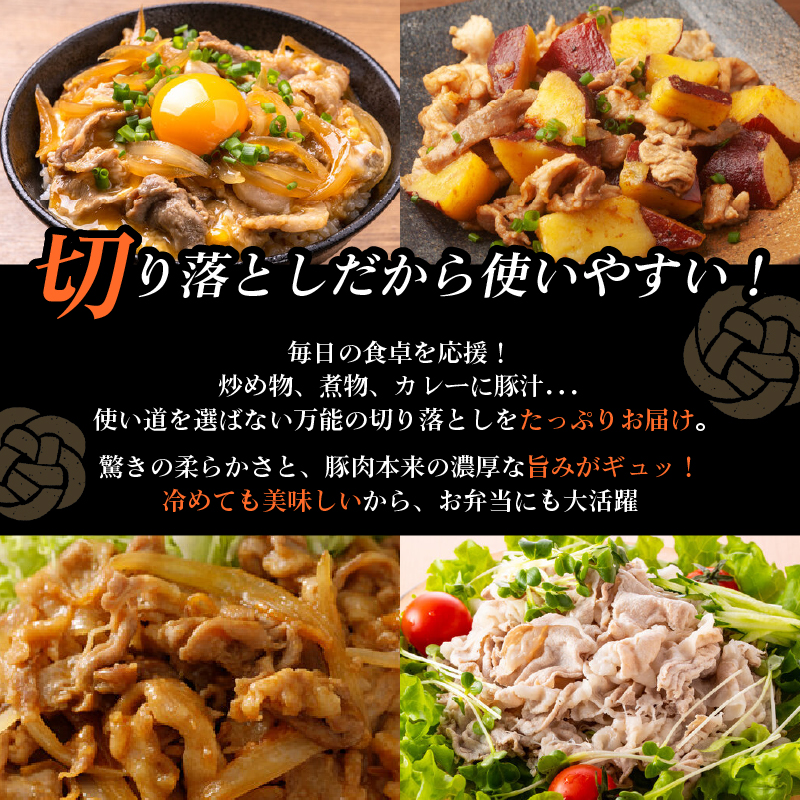 豚肉 切り落とし 和豚 もちぶた 小間切れ 1kg ブランド豚 和豚もちぶた ブランド 美味しい豚 豚肉 肉 にく 肉料理 夕食 晩ごはん ポーク おかず 小分け 便利 肉の片山 新潟県 新発田市 katayama003