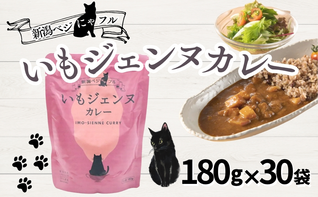 新潟ベジにゃフル いもジェンヌカレー 30袋セット 阿部幸製菓【0002-0388-01】
