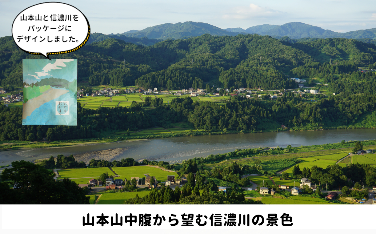 11P250 おぢやおかき 青海苔おかき（山本山と信濃川デザイン） 8袋セット 竹内製菓 米菓 おかき 山本山 信濃川 あおのり 新潟県 小千谷市