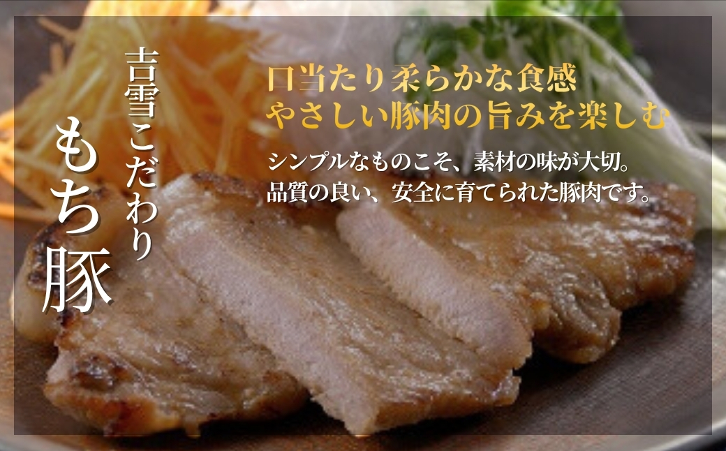 吉雪 「匠」 もち豚塩胡椒・甘塩サーモン 計10袋セット 個包装・真空パック 冷凍 ギフト対応 吉雪 【0002-0066-01】