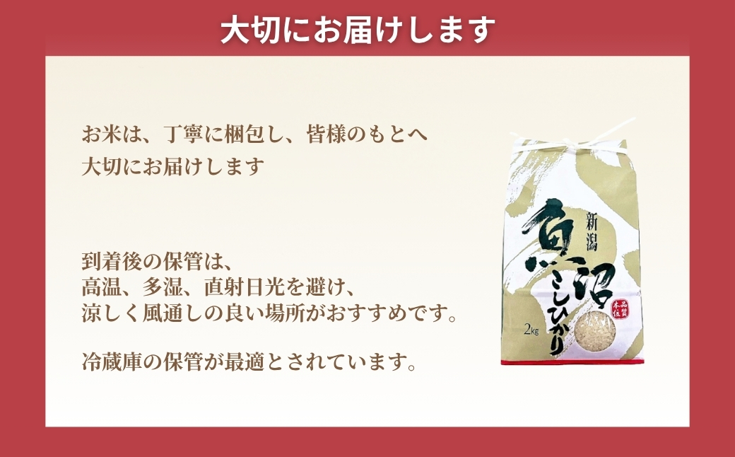 令和7年産 昔ながらの魚沼産コシヒカリ 精米8kg(2kg×4袋) 従来品種 農園ビギン 【0002-BN03-01】