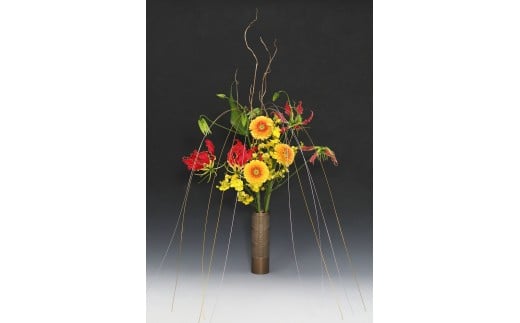 【世界一の花火のまち】青銅鋳物「四尺玉煙火筒」日研シェルモールド|  花瓶 青銅製 花火筒 新潟 新潟県 小千谷 小千谷市 片貝まつり【0058-0001-01】