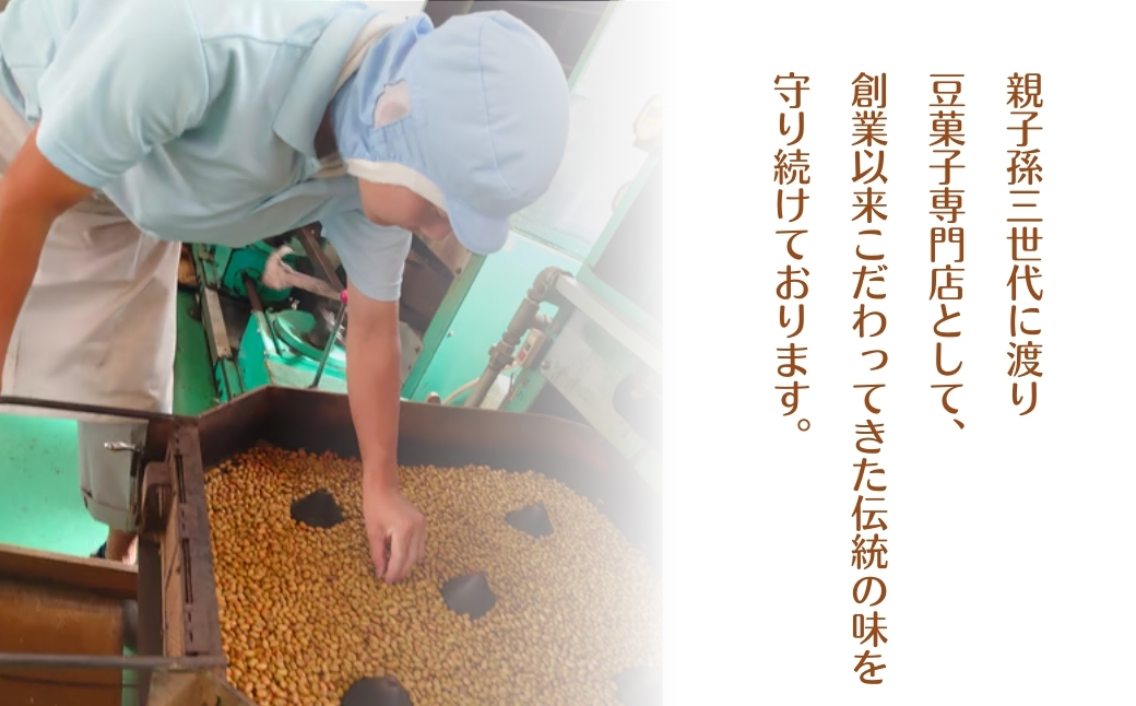 【国産大豆100％使用】大豆本来の風味と食感 豆菓子の箱詰め10個入セット 豆菓子の竹島屋 【0024-0001-01】