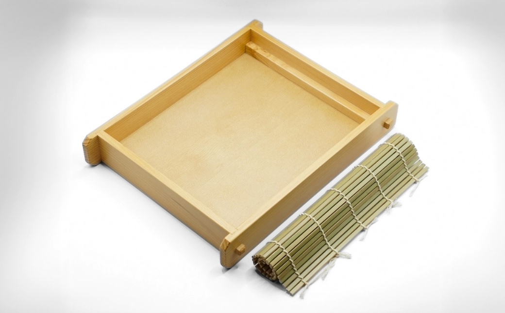 へぎ・竹すだれ(小) お家で使えるそばへぎ 蕎麦 器 新潟 へぎそば（長さ30×幅22×高さ4.5cm） 島重木工所【0002-0347-01】