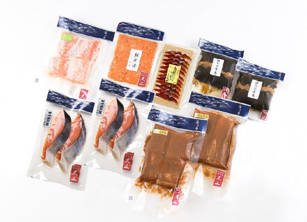 村上岩船 又上 鮭選りすぐりD 6種 1032014 鮭 さけ 加工品 詰め合わせ