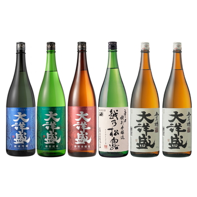 大洋盛セットN 1.8L×6本セット 飲み比べセット 一升瓶 日本酒 地酒 大容量 大洋酒造 [D4052]