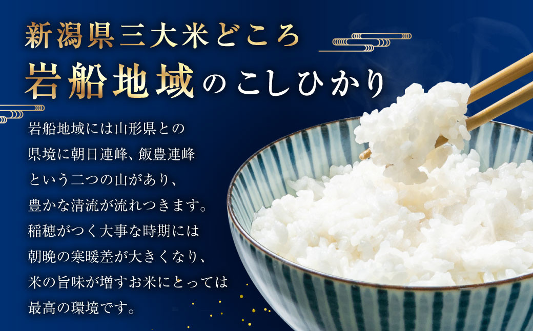 【令和6年産米】【6ヶ月定期便】簡単便利！ ちょっと贅沢な新潟県岩船産 コシヒカリ パックご飯 150g×12個×6ヶ月 1039001