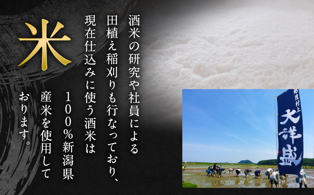大洋盛の人気レギュラー酒飲み比べ  720ml×3本 3種飲み比べ（純米吟醸・普通酒・辛口特別本醸造）大洋盛セットJSW　大洋酒造 新潟県 地酒 清酒 1009007